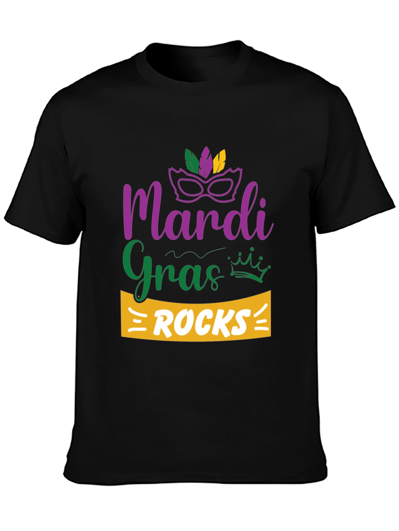 Mardi Gras Rocks T-Shirt - Celebration Tee