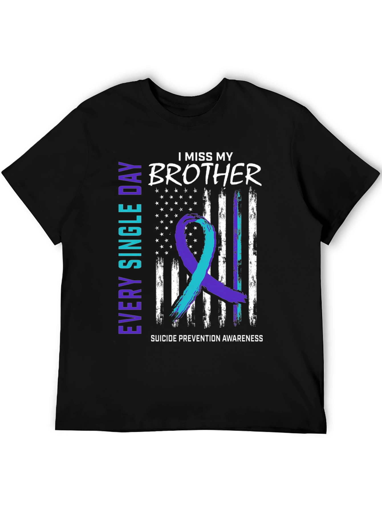 I Miss My Brother Suicide Awareness T-Shirt