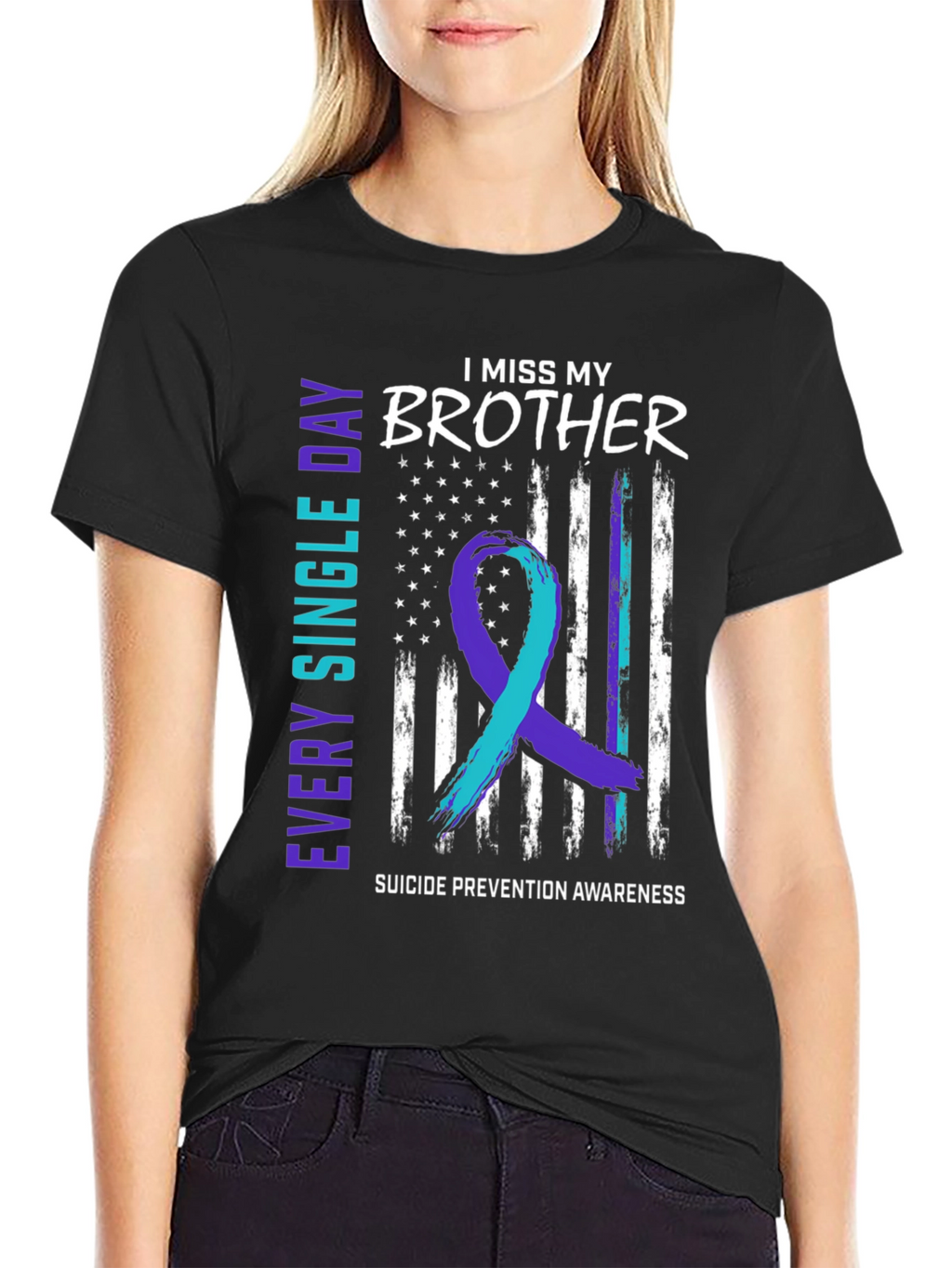 I Miss My Brother Suicide Awareness T-Shirt
