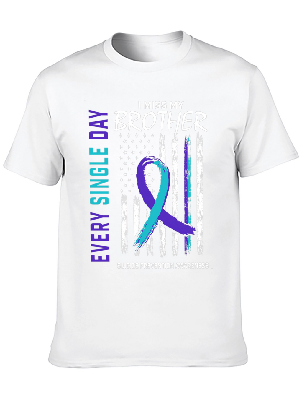 I Miss My Brother Suicide Awareness T-Shirt