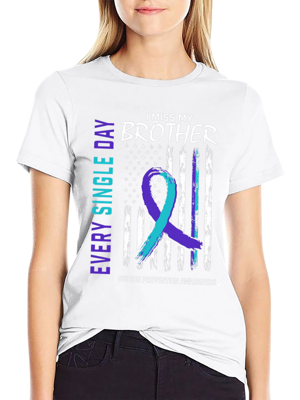 I Miss My Brother Suicide Awareness T-Shirt