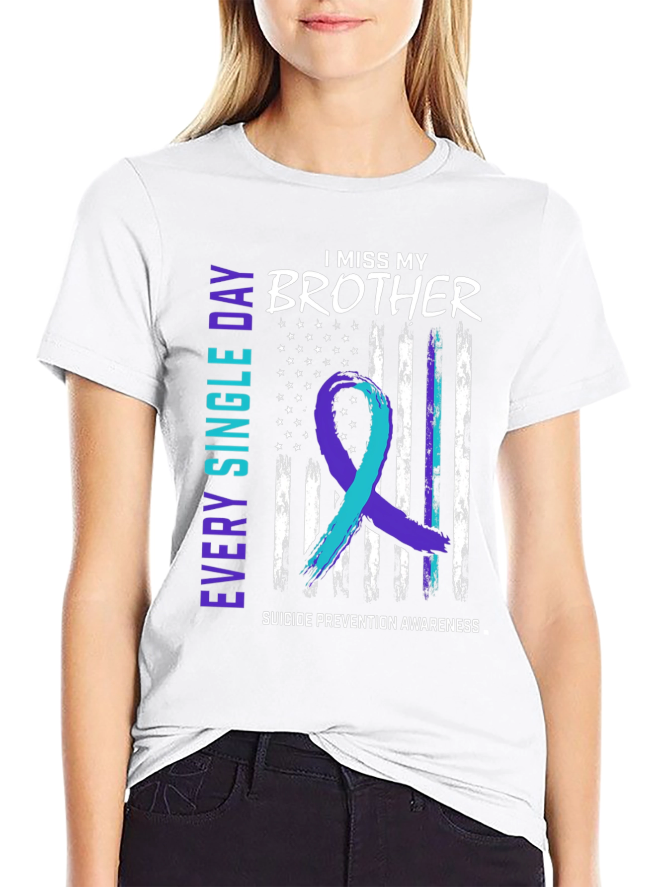 I Miss My Brother Suicide Awareness T-Shirt