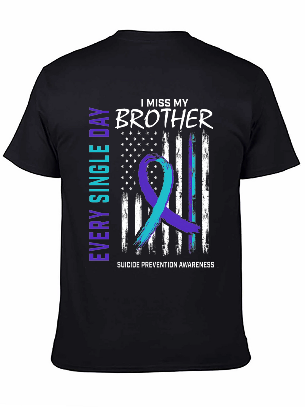 I Miss My Brother Suicide Awareness T-Shirt