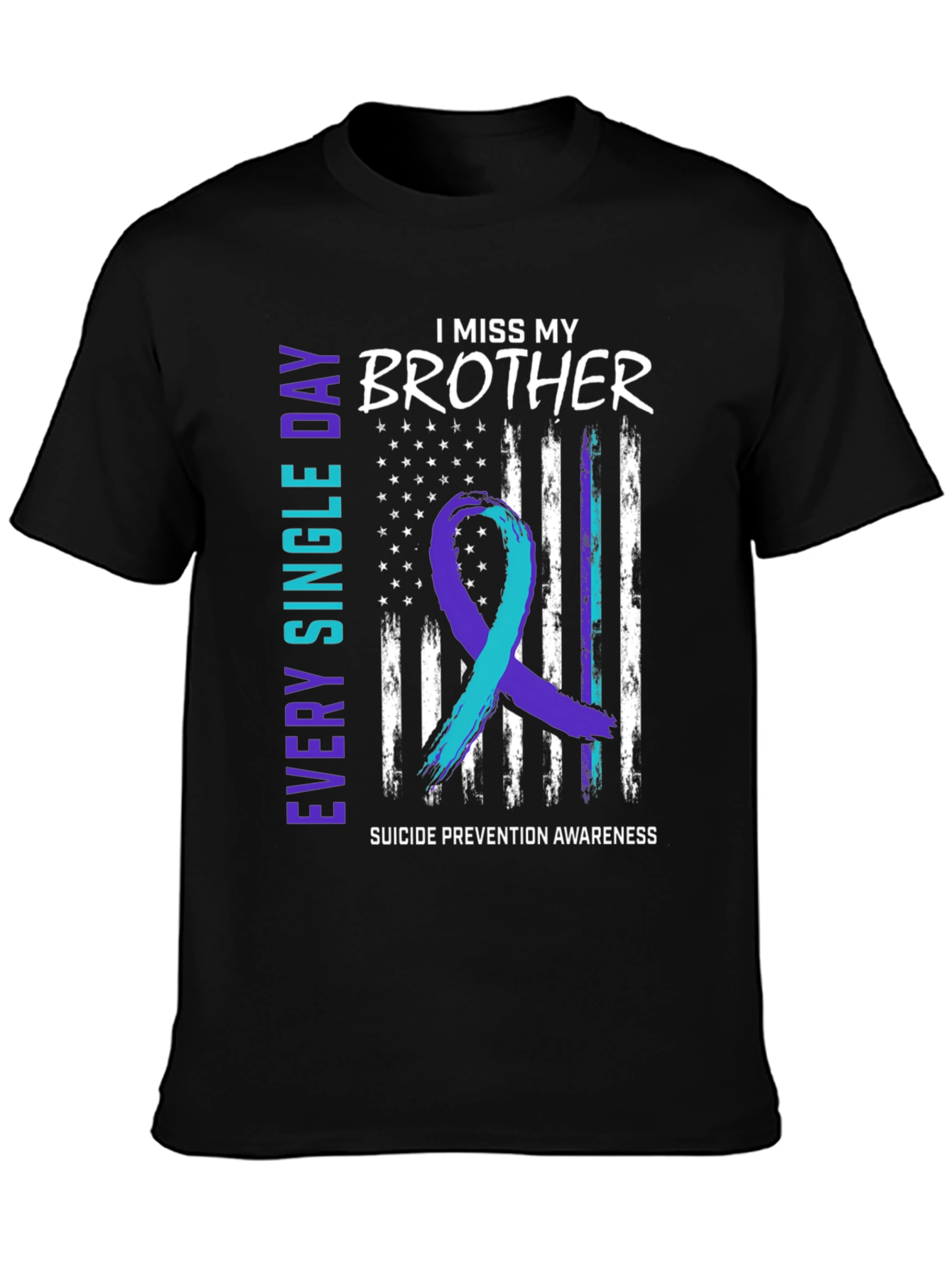I Miss My Brother Suicide Awareness T-Shirt
