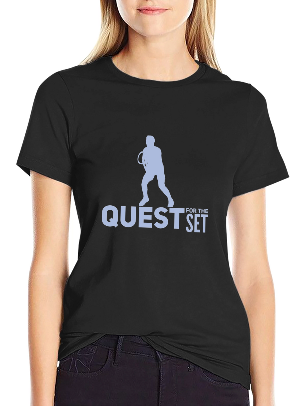 Quest for the Set Tennis Graphic Tee