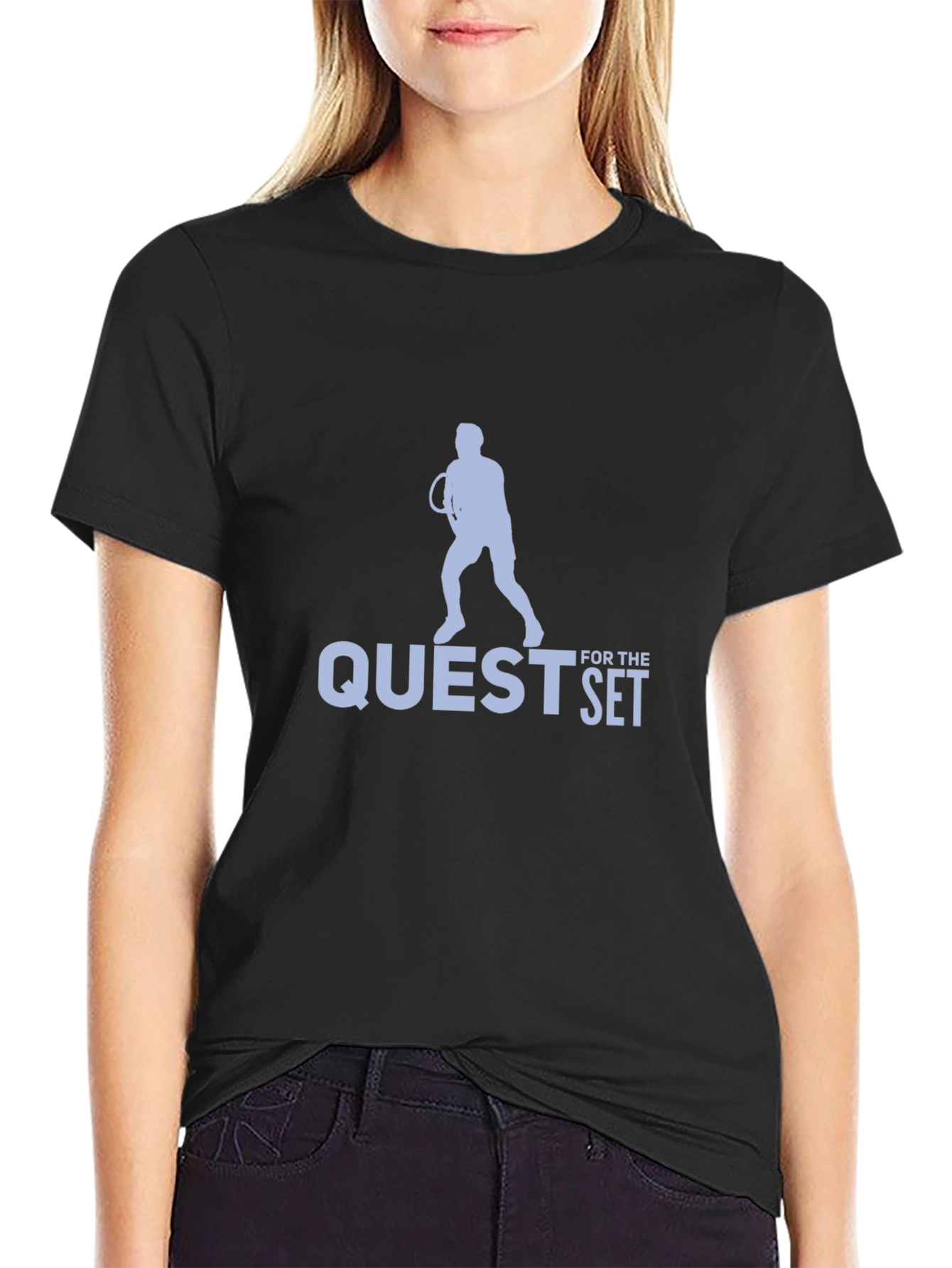 Quest for the Set Tennis Graphic Tee