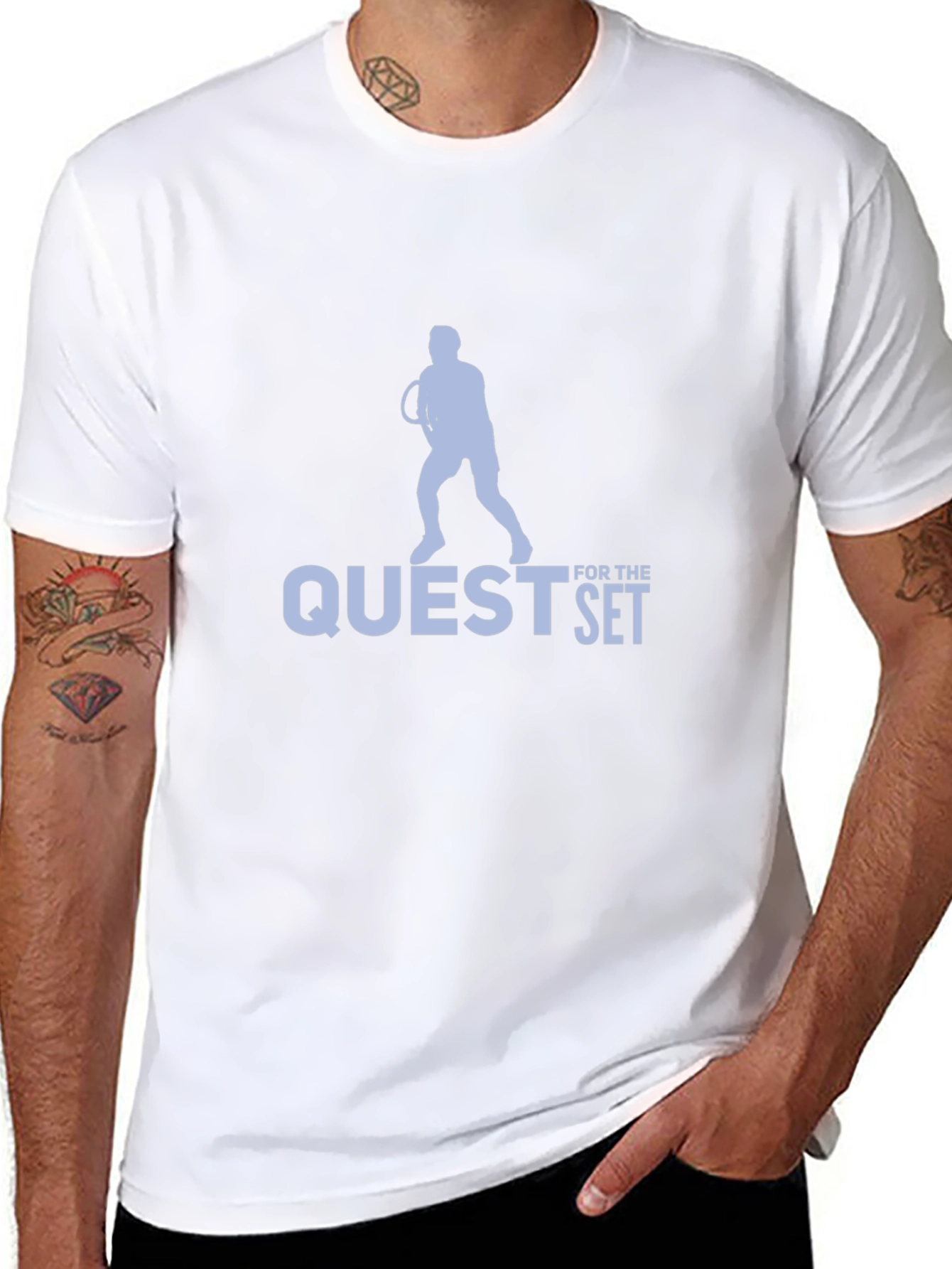 Quest for the Set Tennis Graphic Tee