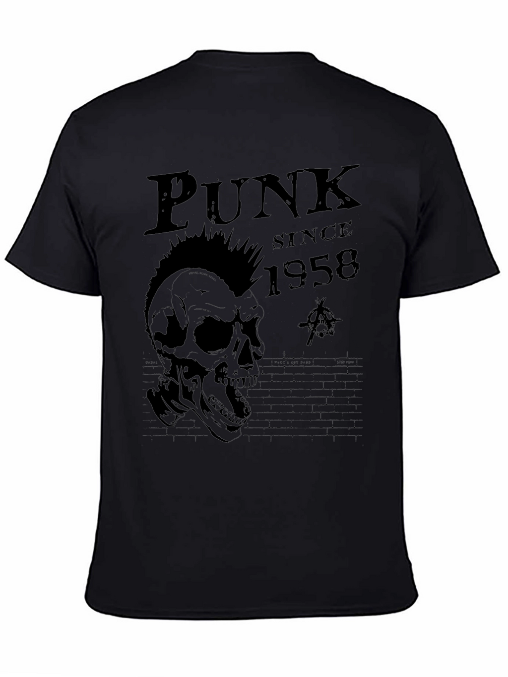 Punk Since 1958 Black T-Shirt