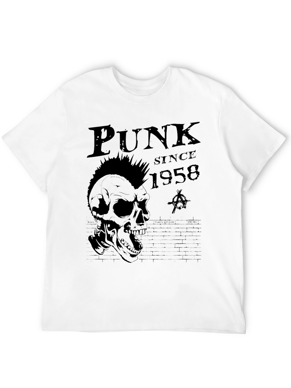 Punk Since 1958 Black T-Shirt