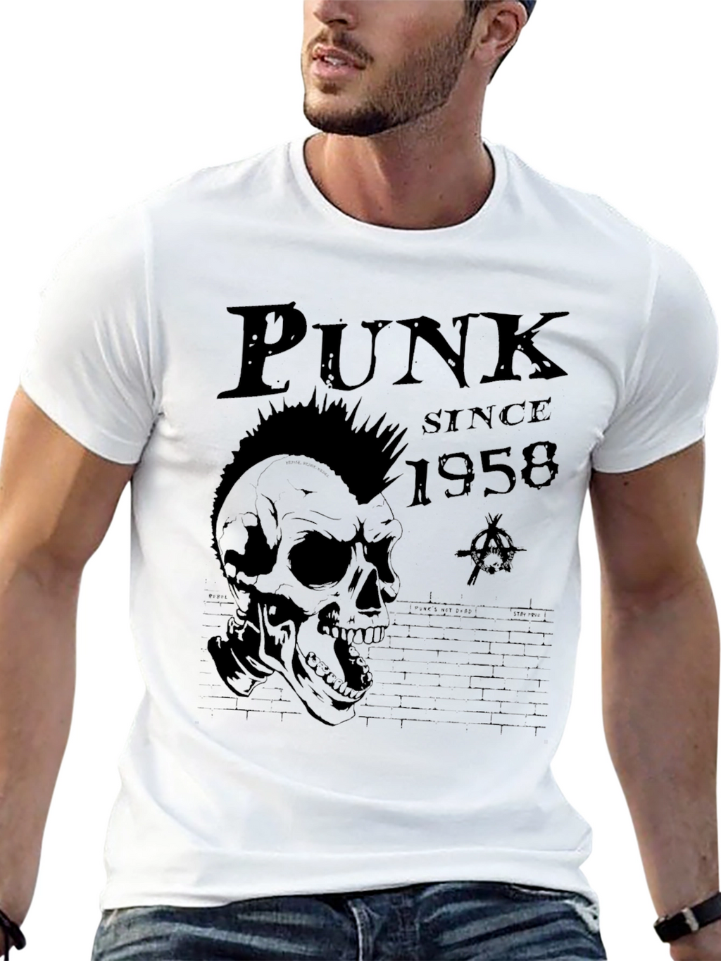 Punk Since 1958 Black T-Shirt
