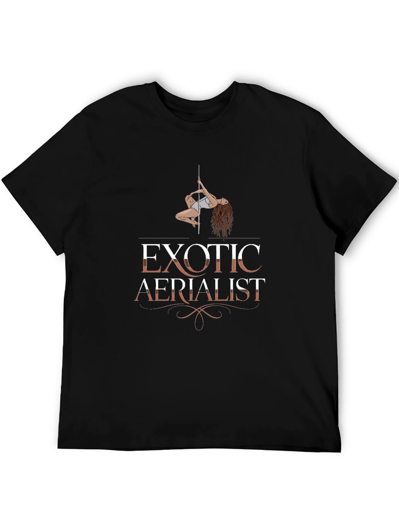 Exotic Aerialist Graphic T-Shirt Black