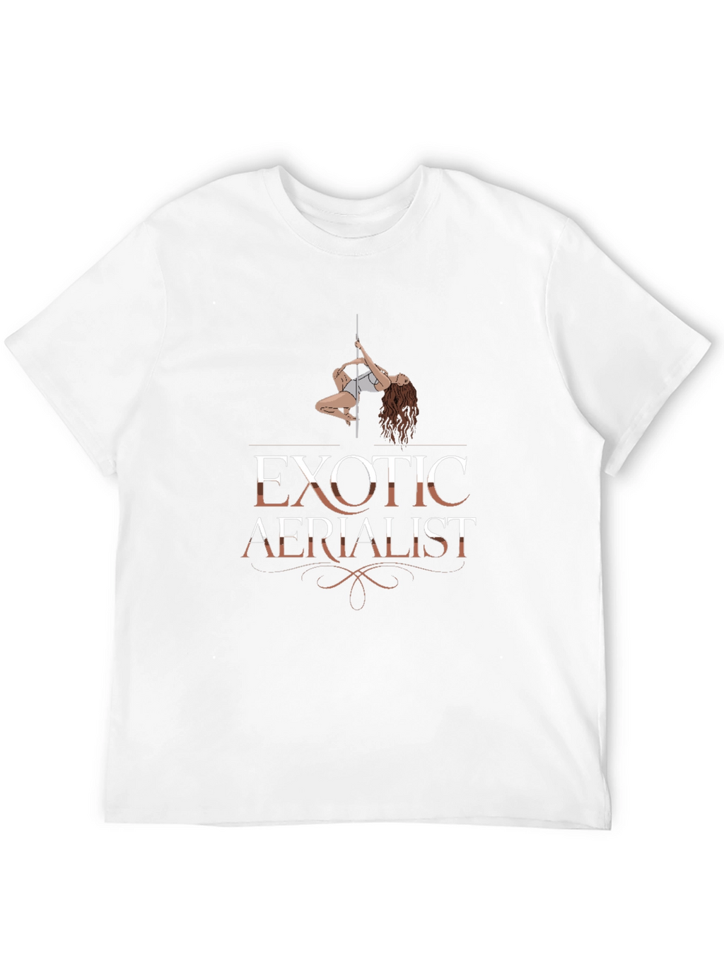 Exotic Aerialist Graphic T-Shirt Black