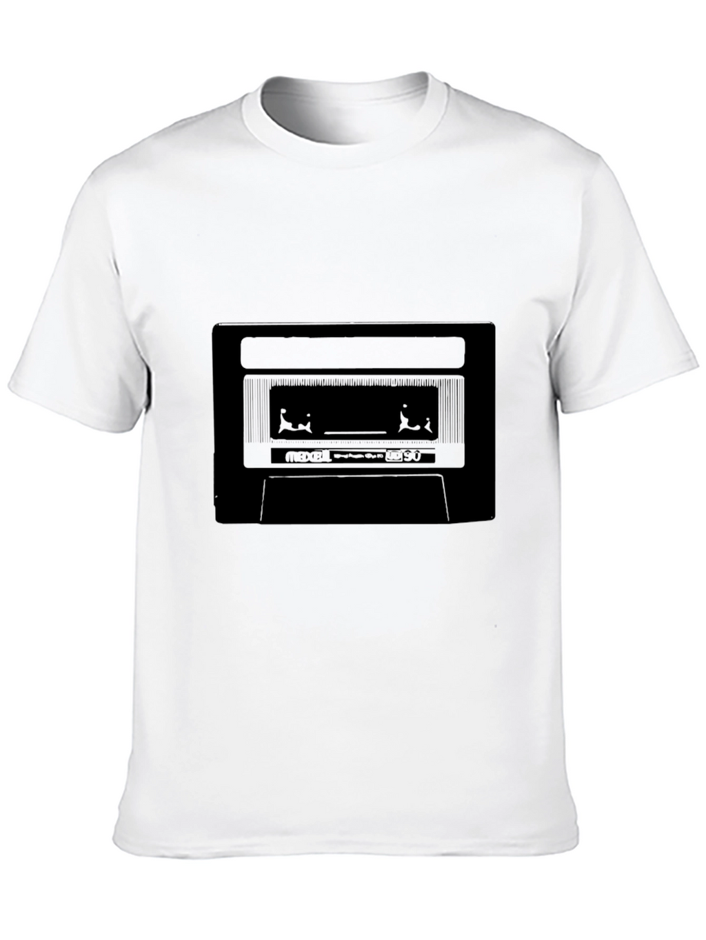 Retro Cassette Tape Black T-Shirt