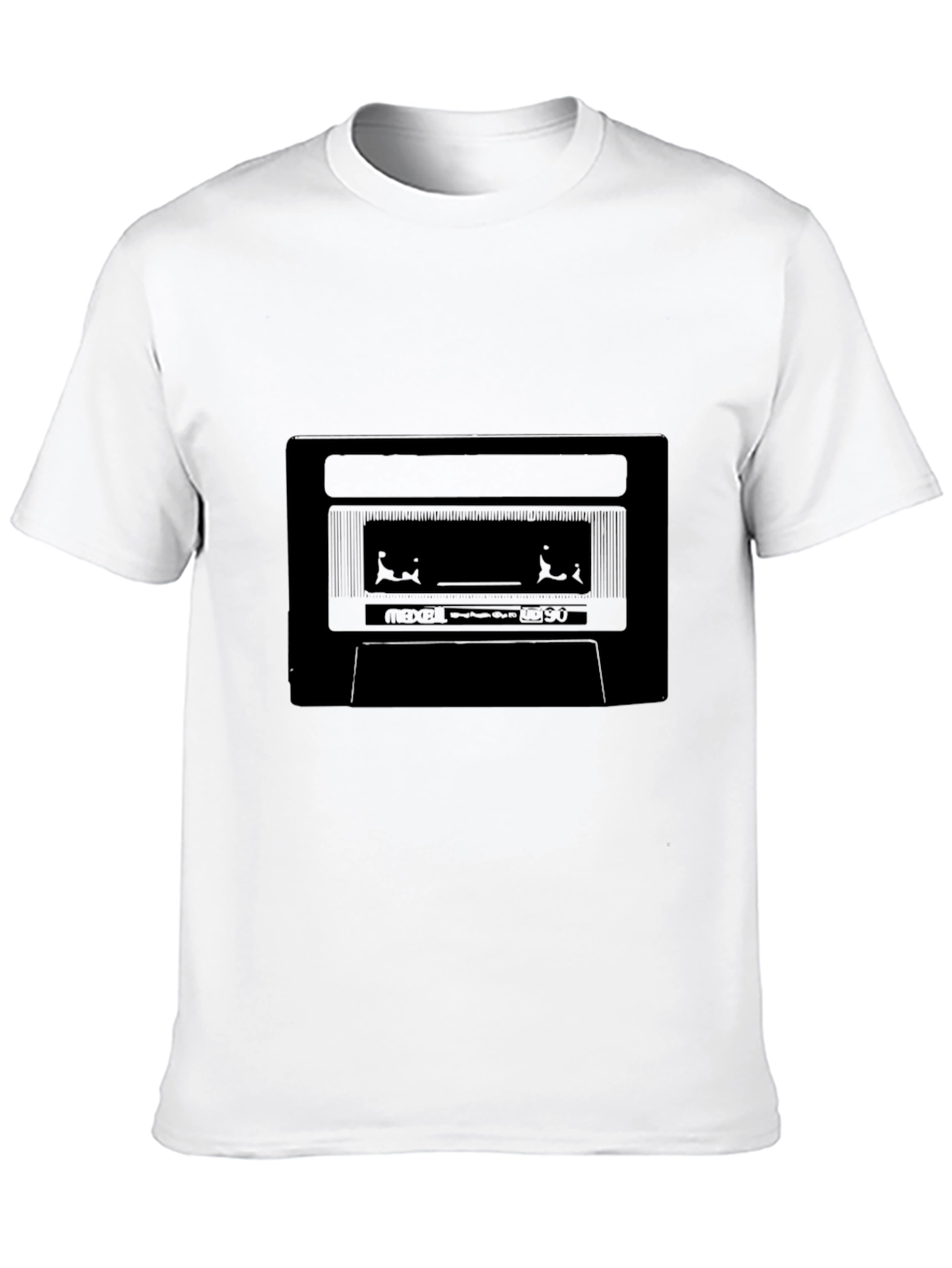 Retro Cassette Tape Black T-Shirt