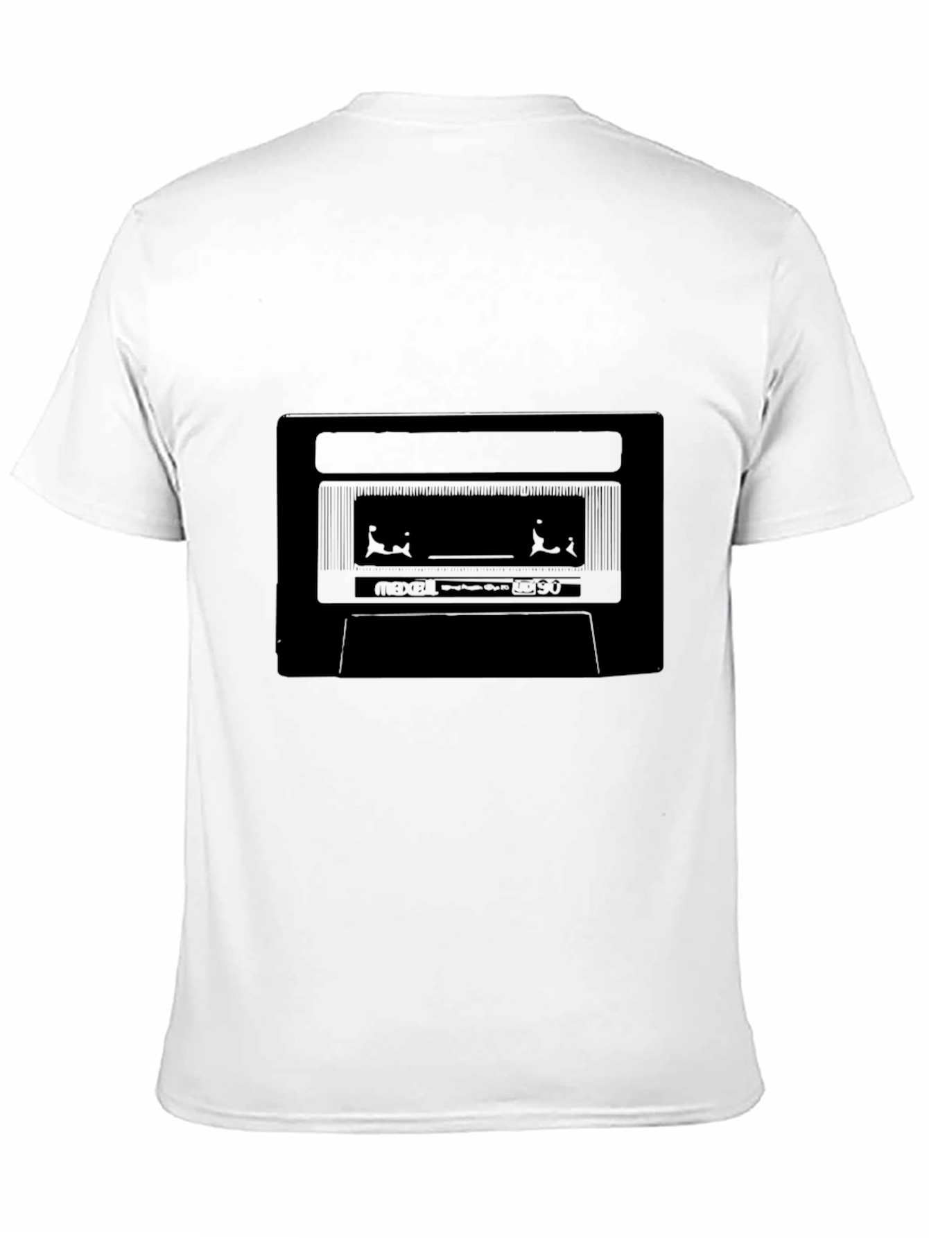 Retro Cassette Tape Black T-Shirt