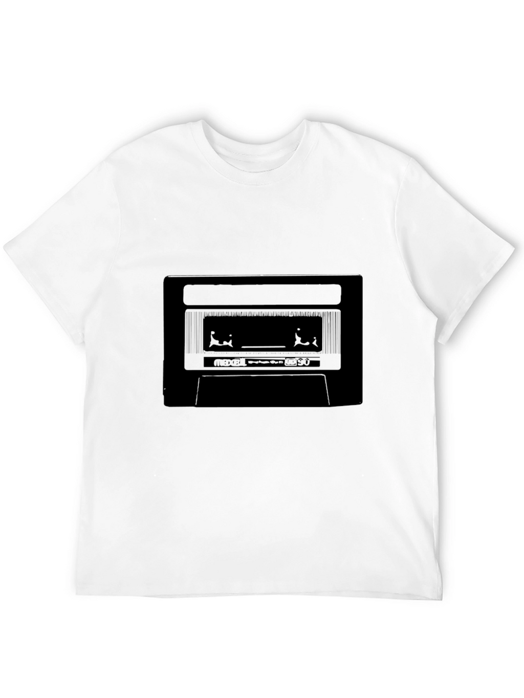 Retro Cassette Tape Black T-Shirt