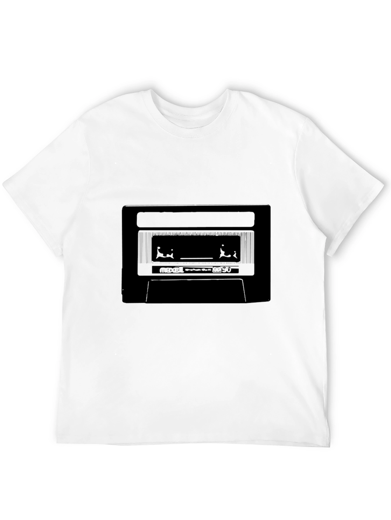 Retro Cassette Tape Black T-Shirt