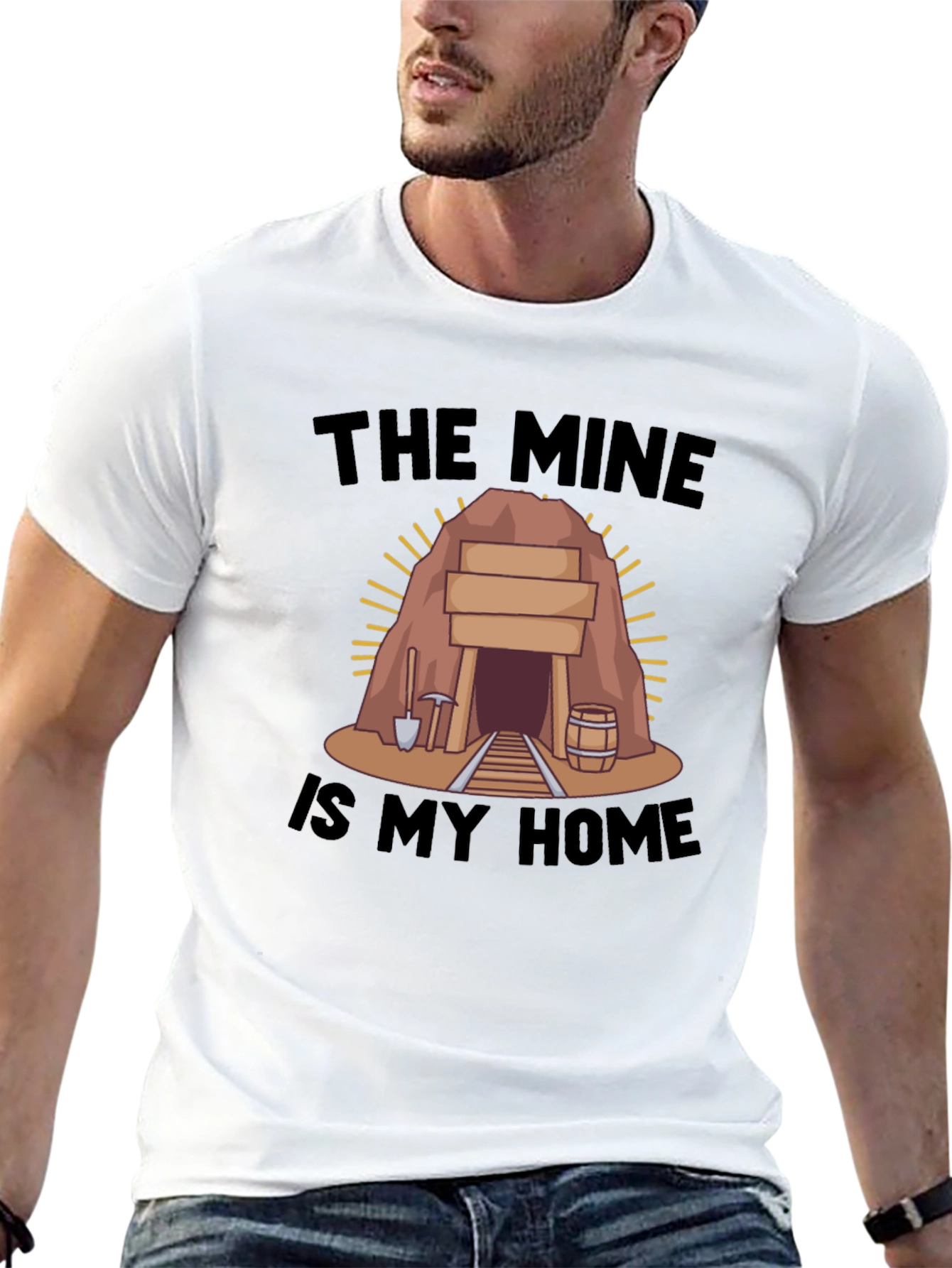 The Mine is My Home Black T-Shirt