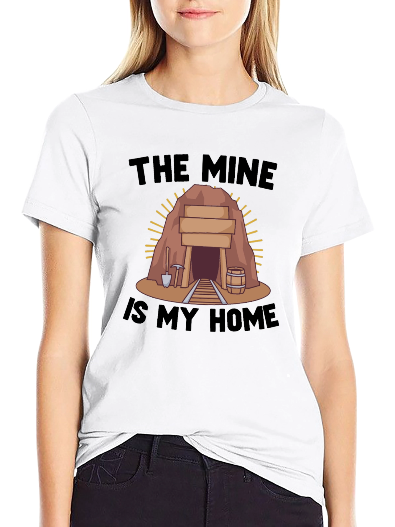 The Mine is My Home Black T-Shirt