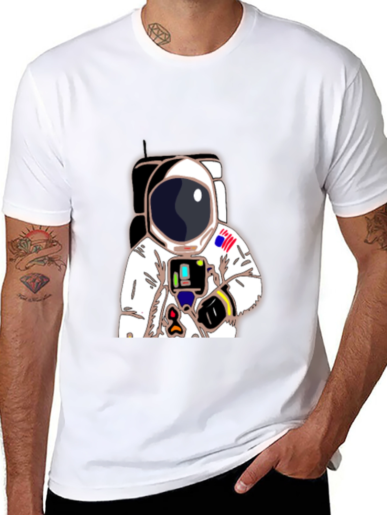 Astronaut Graphic Tee - Space Explorer T-Shirt