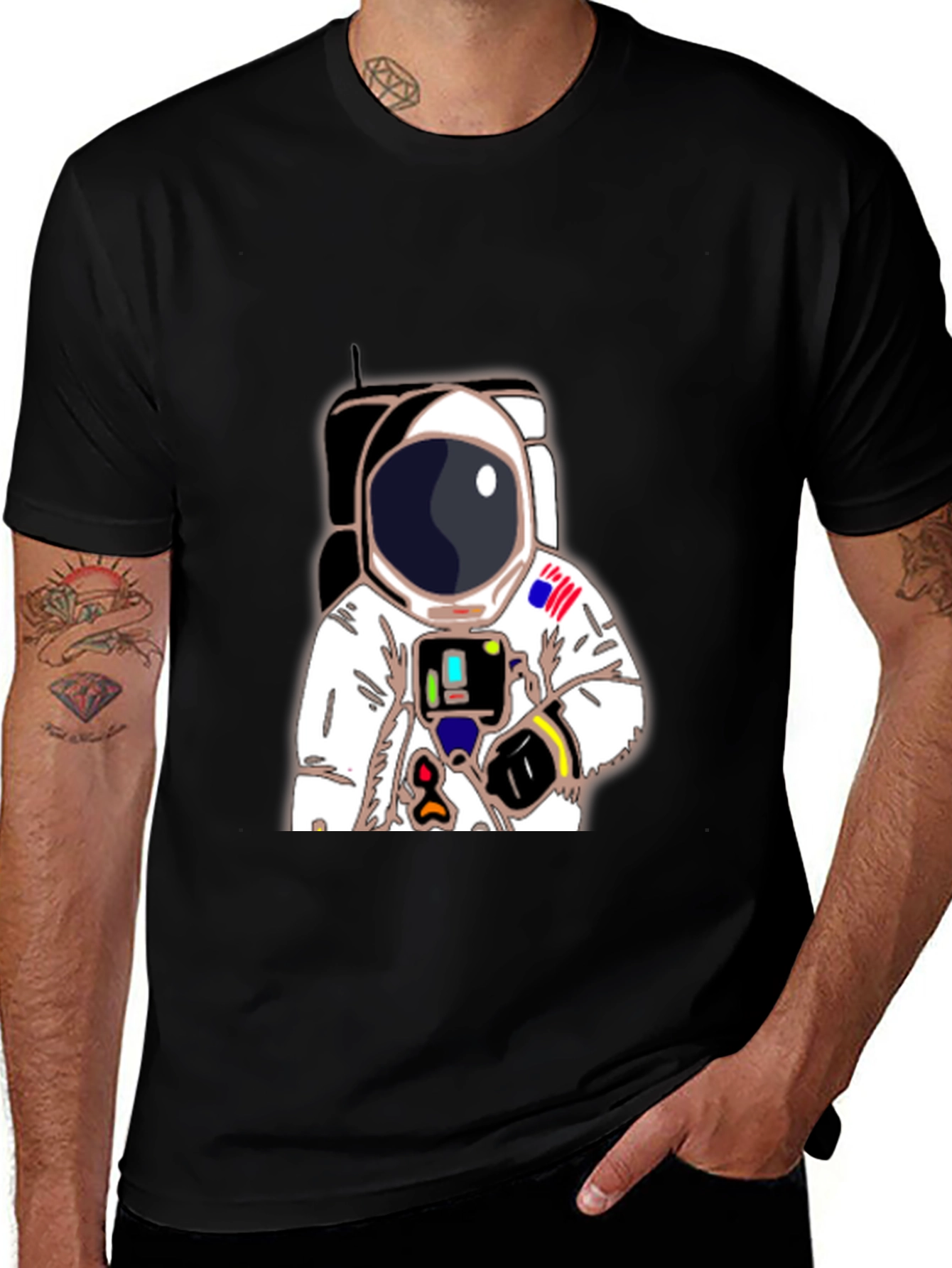 Astronaut Graphic Tee - Space Explorer T-Shirt