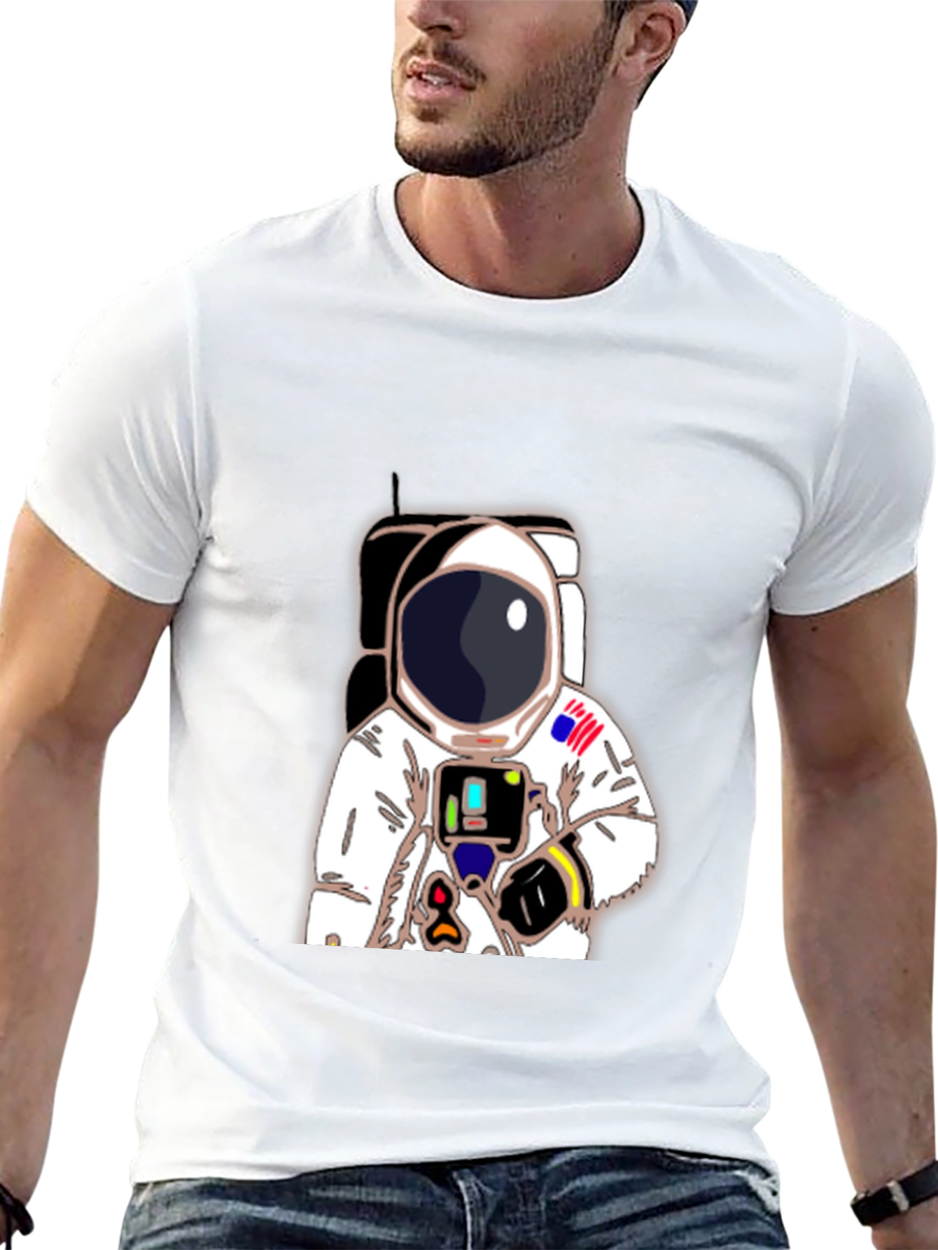 Astronaut Graphic Tee - Space Explorer T-Shirt