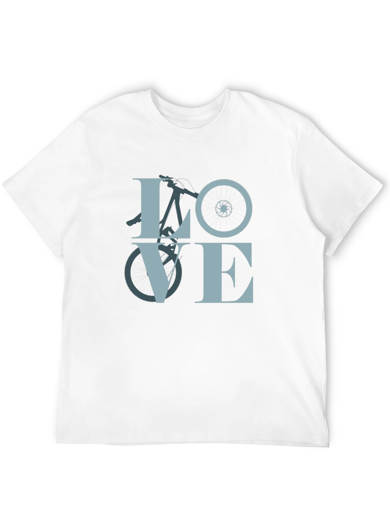 Love Biking Graphic Tee - Black Casual Shirt