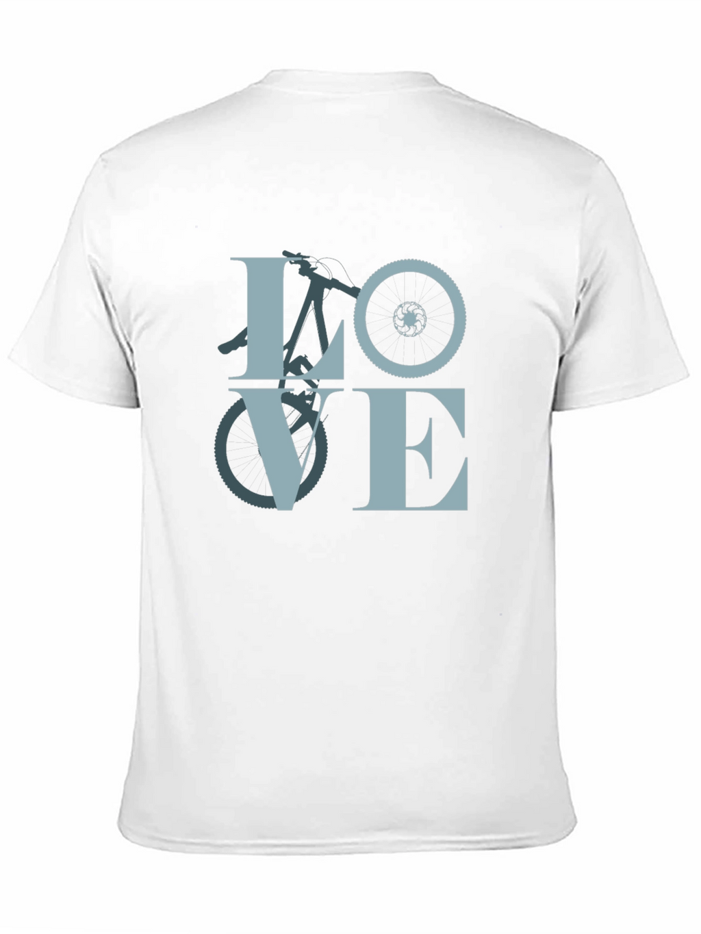 Love Biking Graphic Tee - Black Casual Shirt