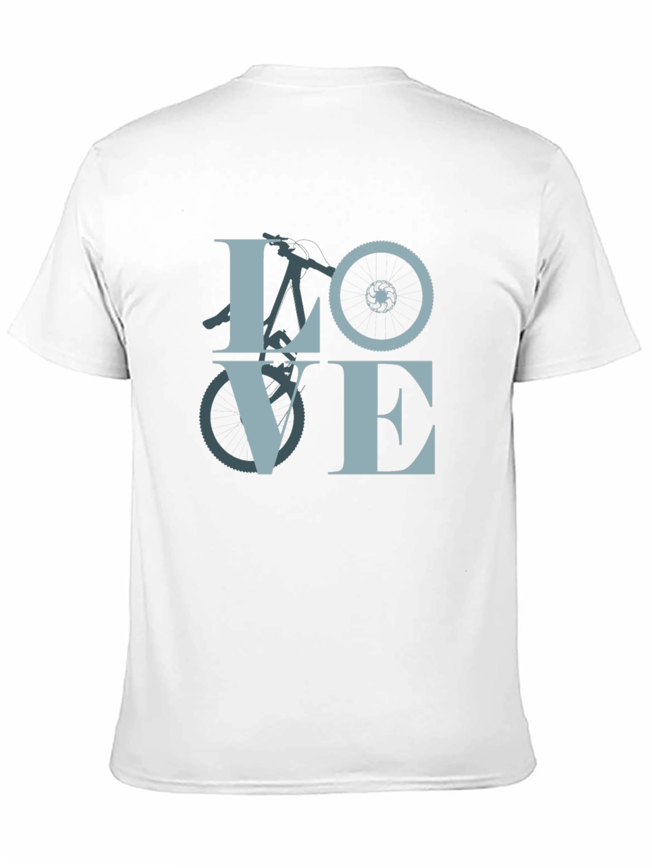 Love Biking Graphic Tee - Black Casual Shirt