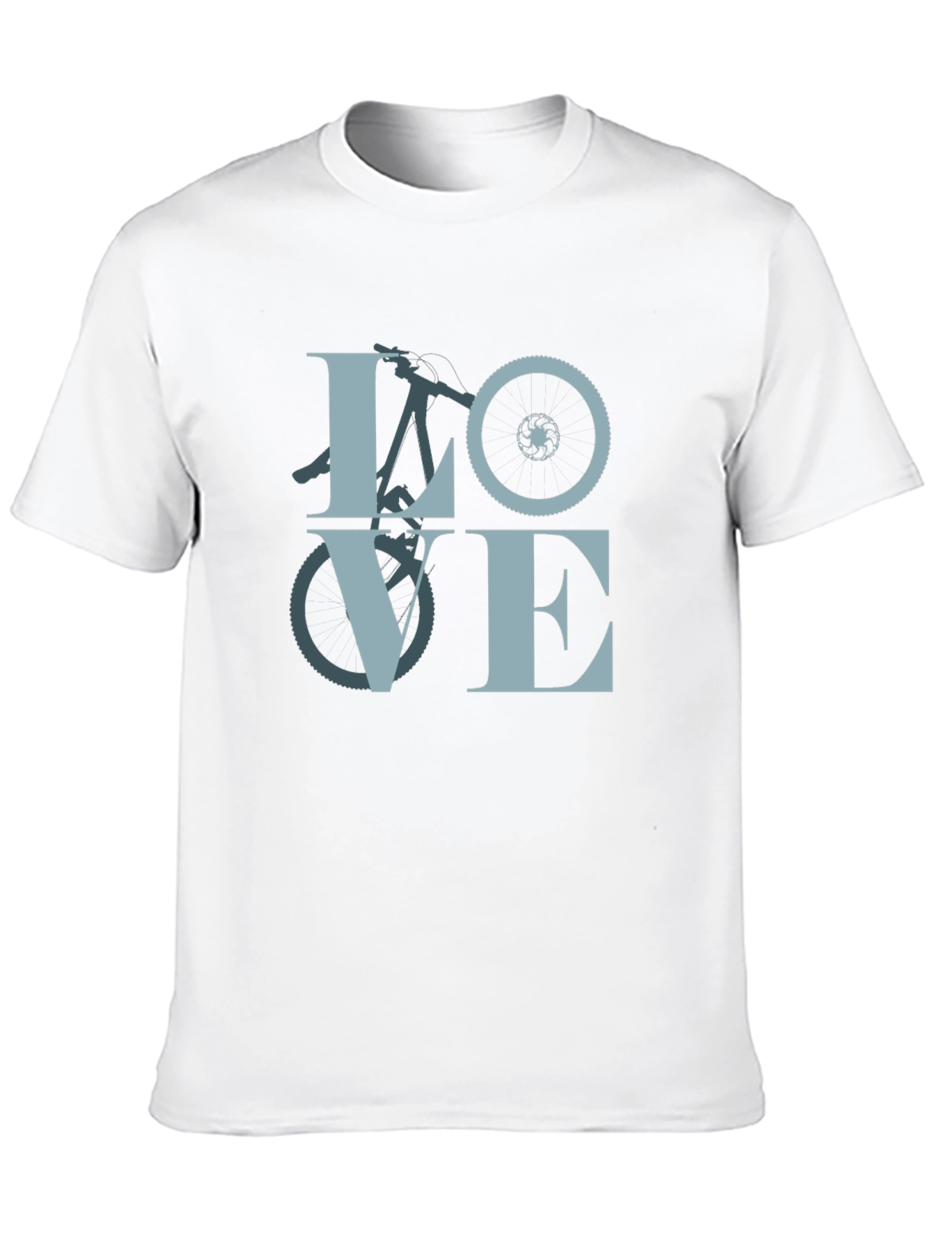 Love Biking Graphic Tee - Black Casual Shirt