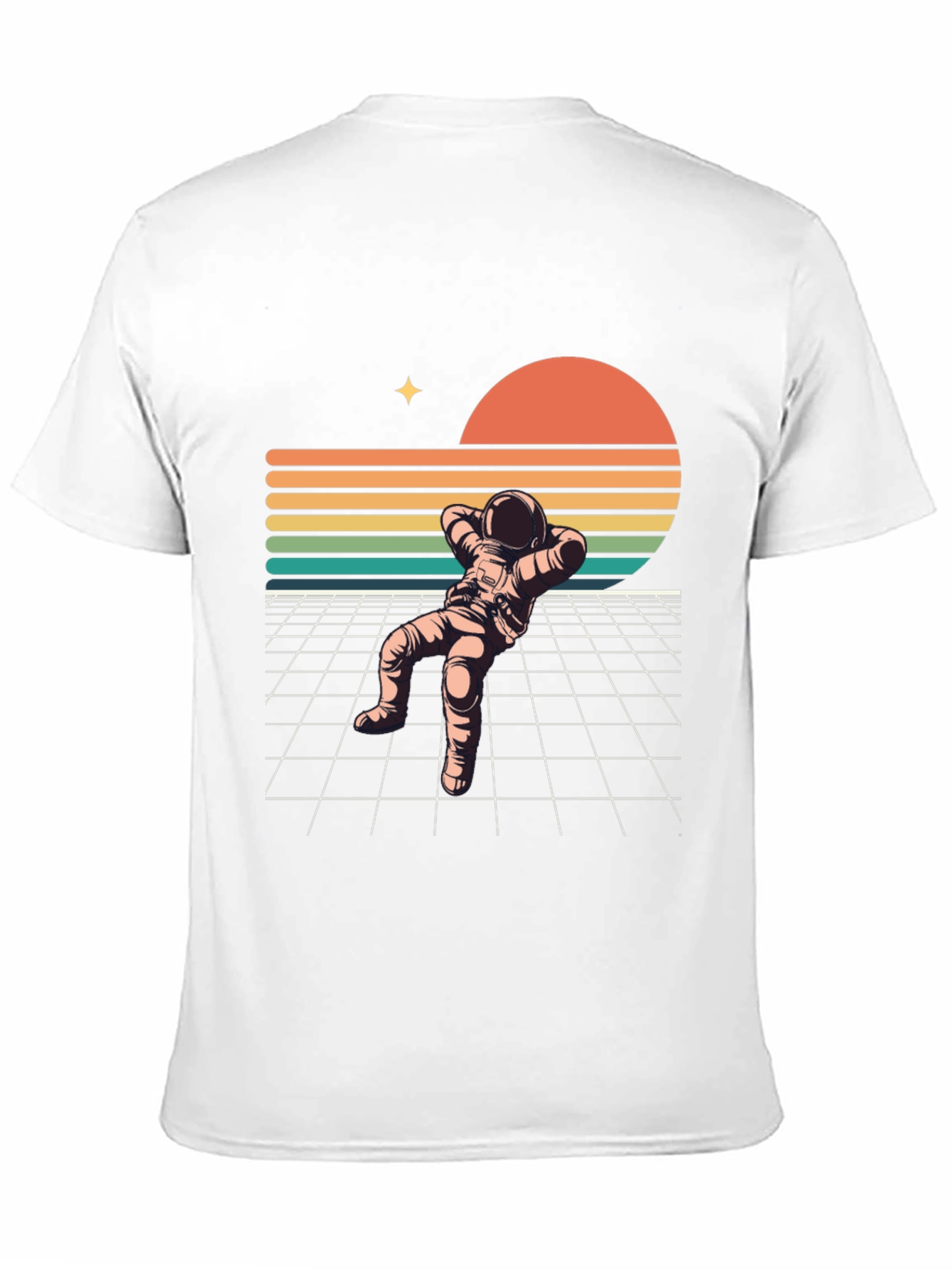 Retro Spaceman Relaxing T-Shirt