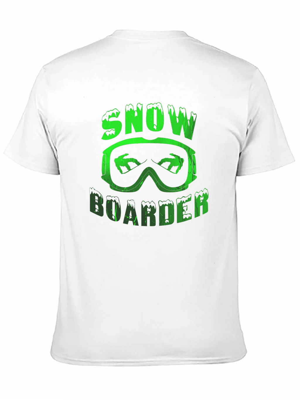 Snowboarder Graphic Tee - Black Cotton