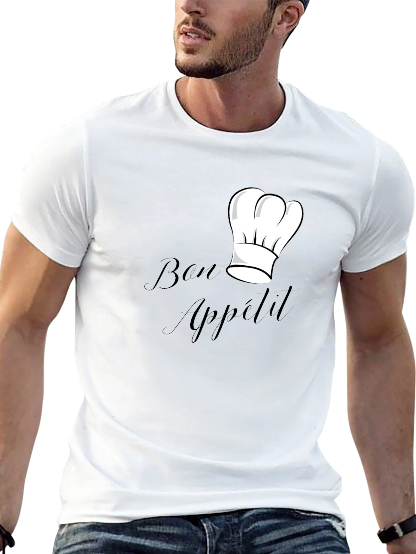 Bon Appétit Chef Hat Graphic T-Shirt