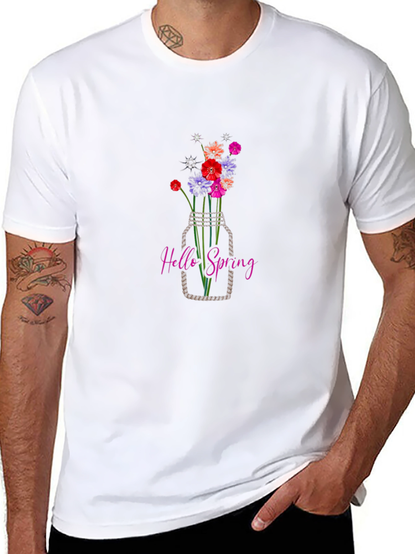 Hello Spring Graphic T-Shirt
