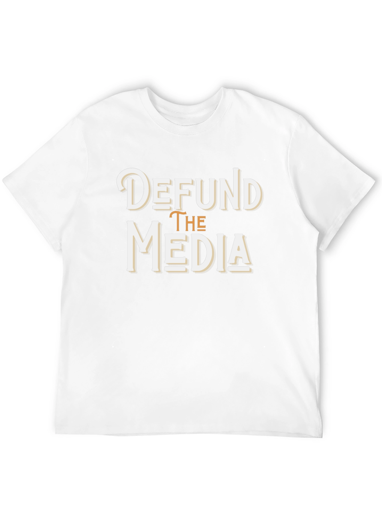 Defund the Media T-Shirt - Anti-Establishment Graphic Tee