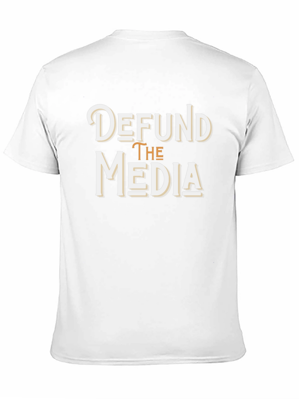Defund the Media T-Shirt - Anti-Establishment Graphic Tee