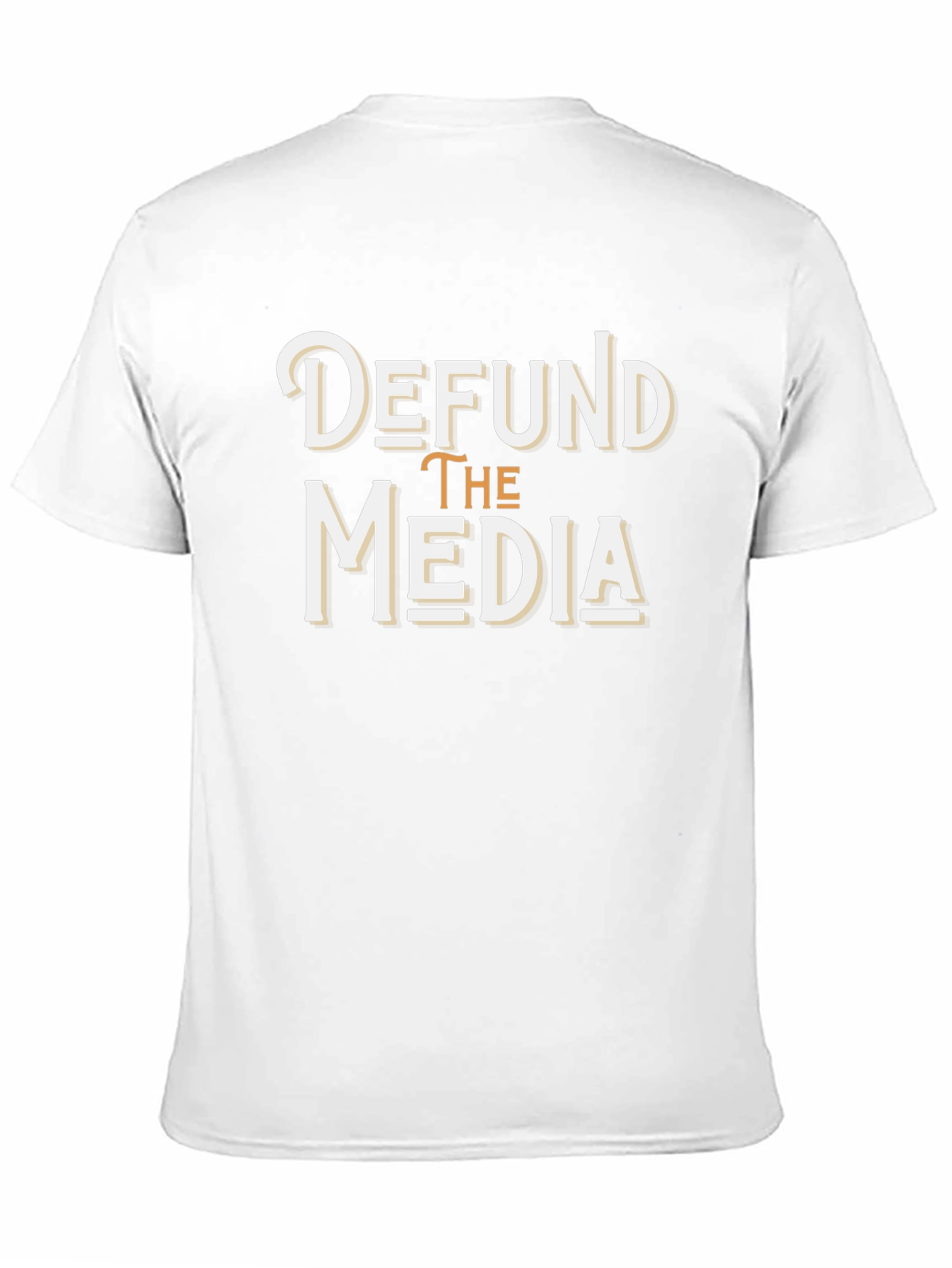 Defund the Media T-Shirt - Anti-Establishment Graphic Tee