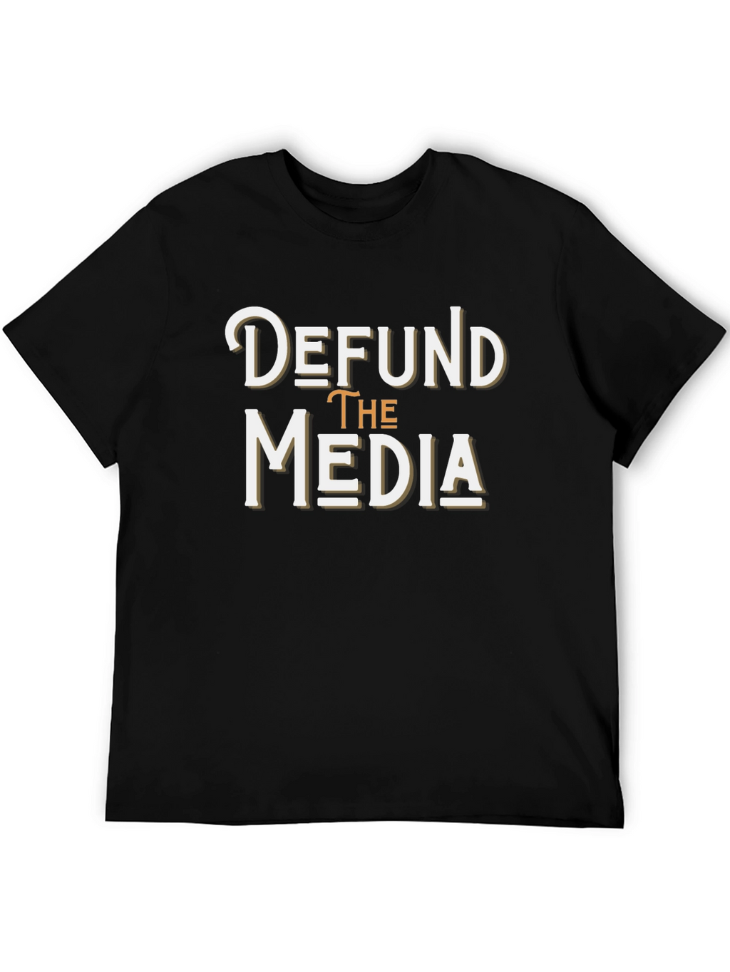 Defund the Media T-Shirt - Anti-Establishment Graphic Tee