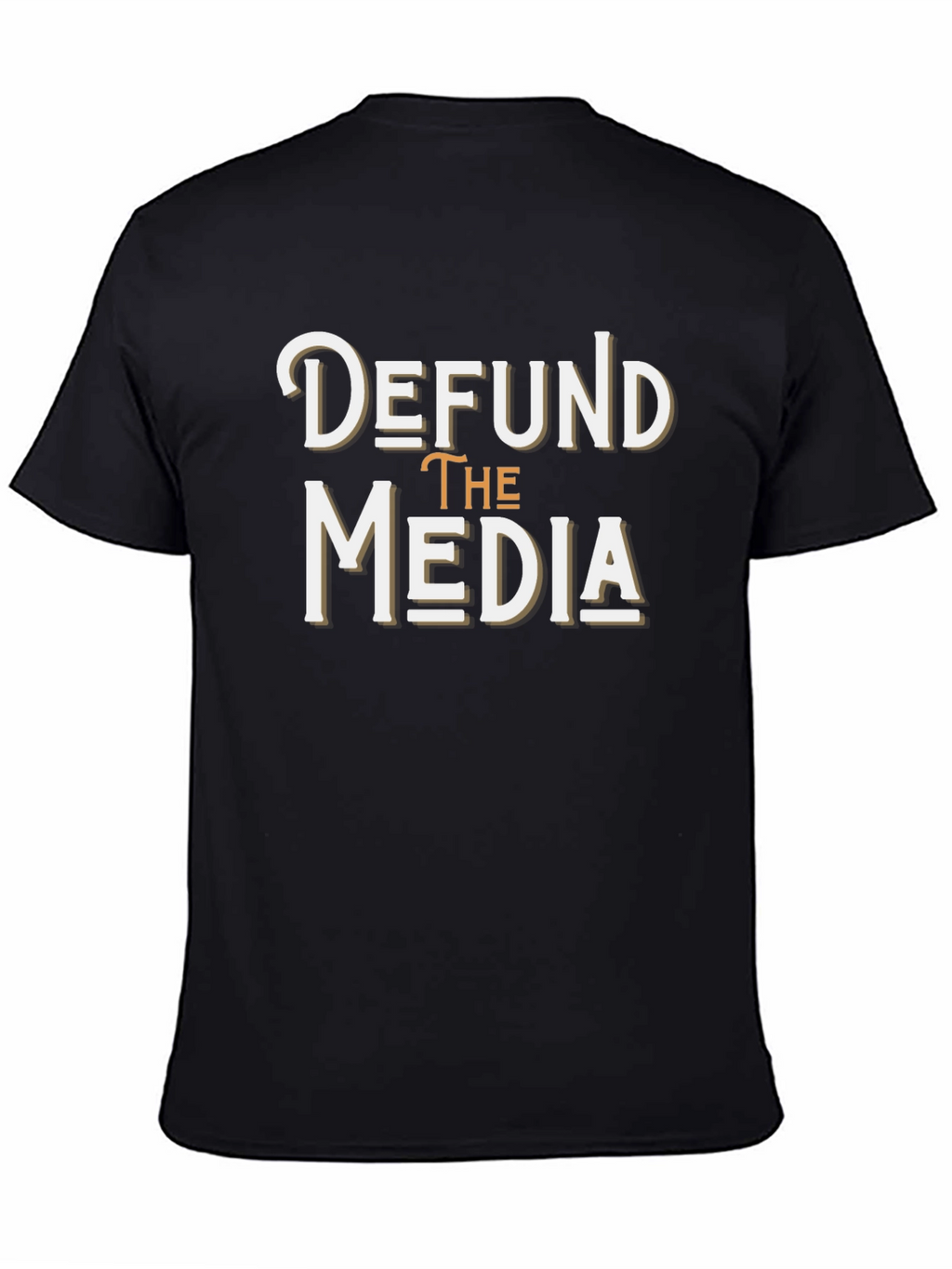 Defund the Media T-Shirt - Anti-Establishment Graphic Tee