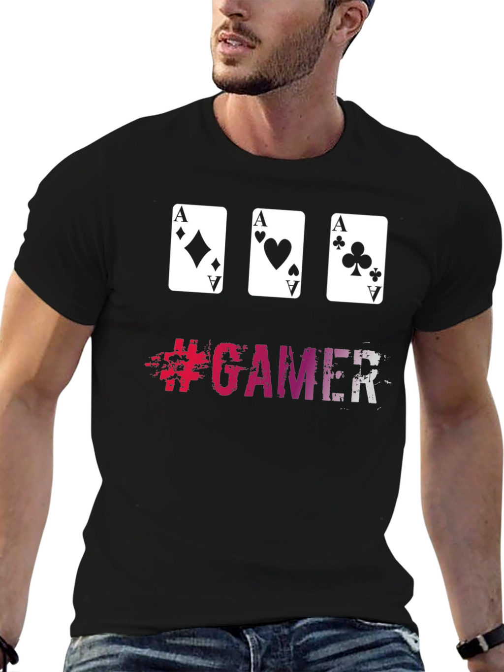 Gamer T-Shirt: Ace Card Design