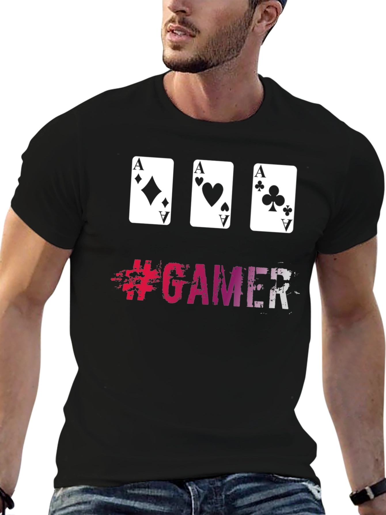 Gamer T-Shirt: Ace Card Design