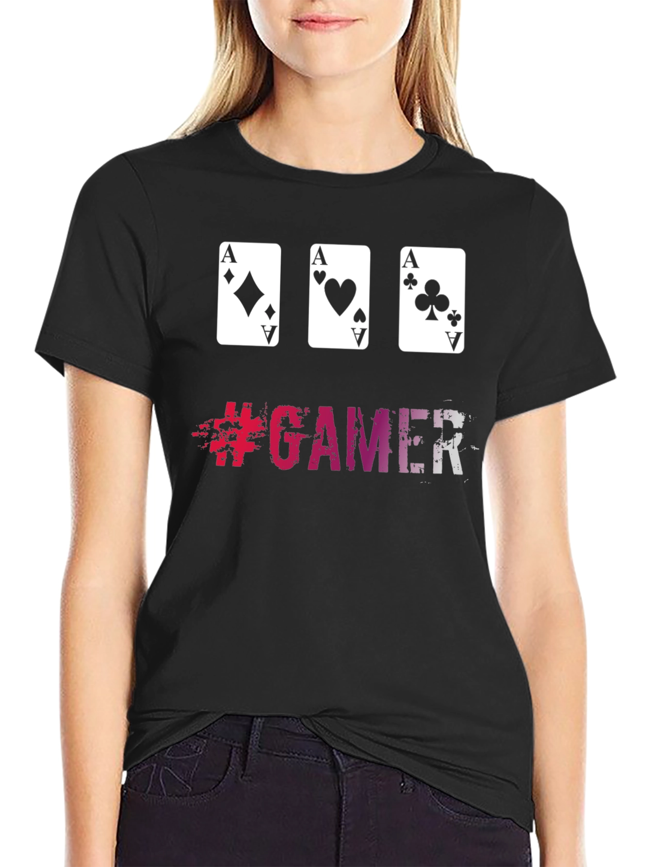 Gamer T-Shirt: Ace Card Design