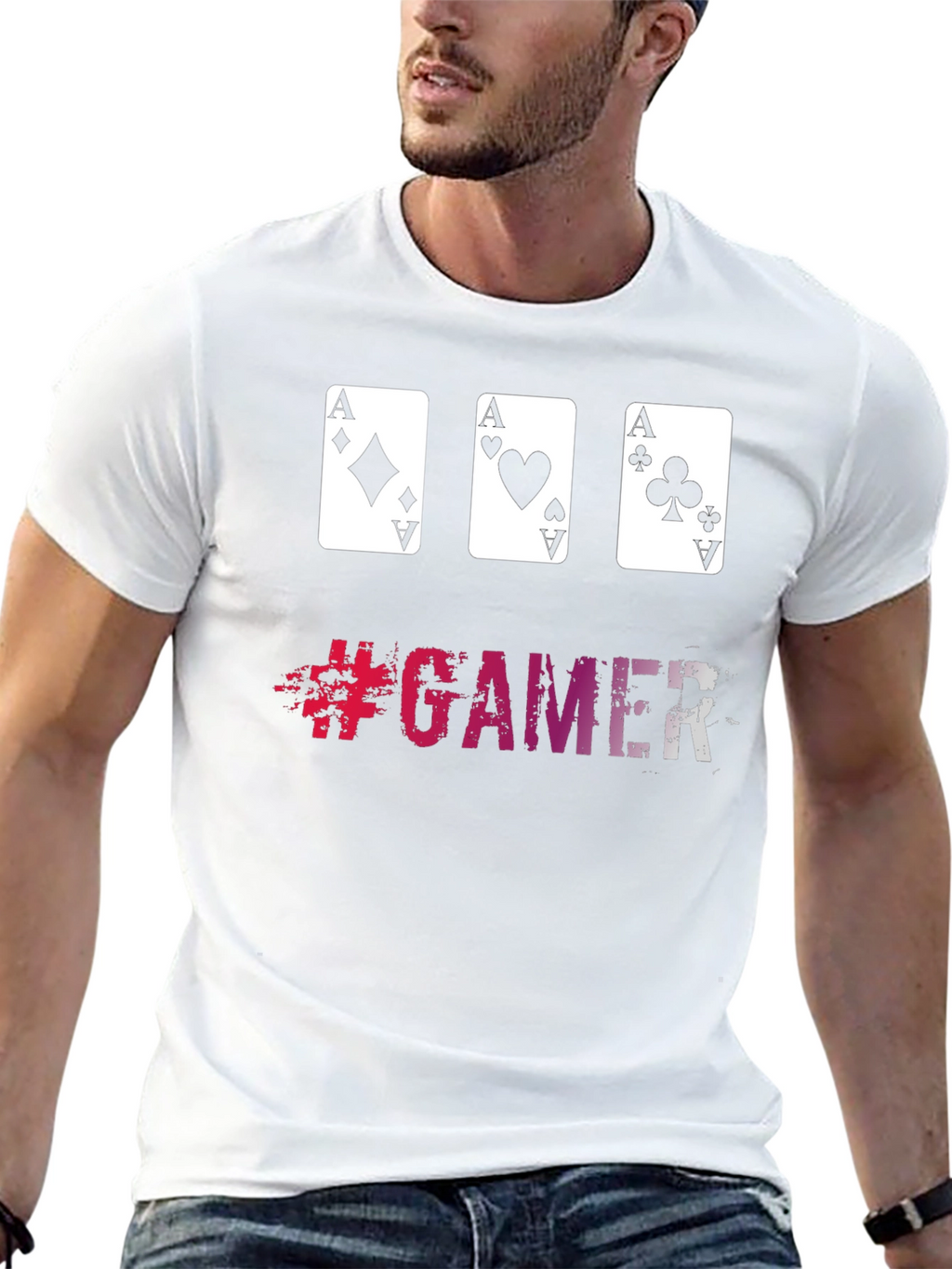 Gamer T-Shirt: Ace Card Design