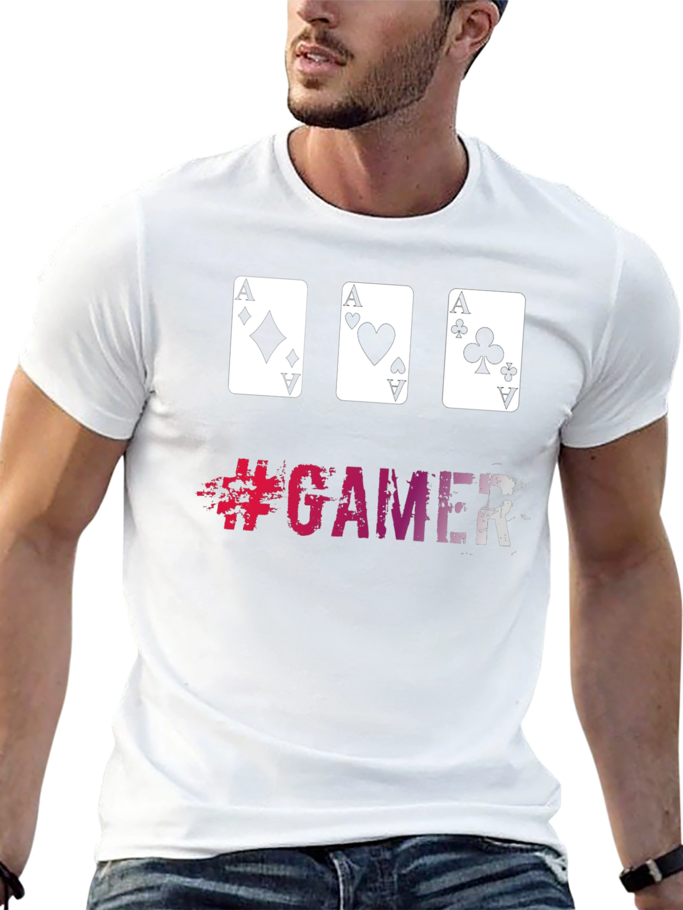 Gamer T-Shirt: Ace Card Design