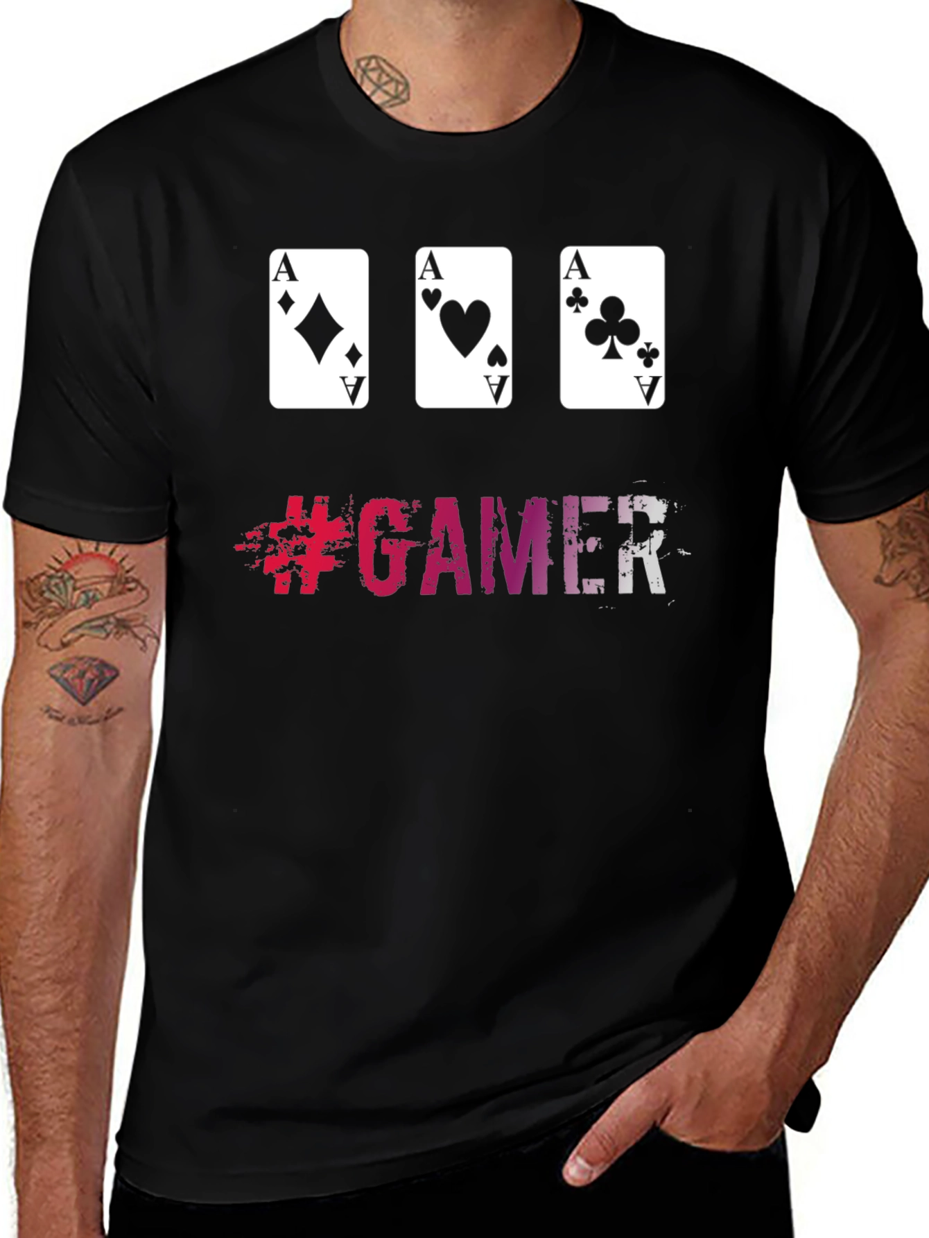 Gamer T-Shirt: Ace Card Design