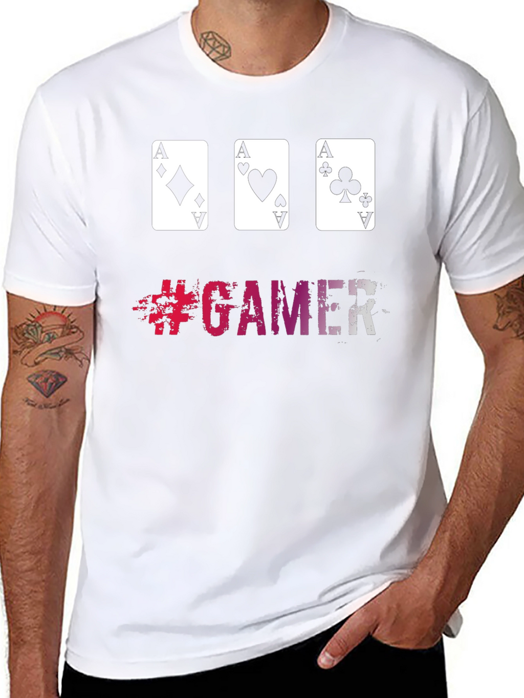 Gamer T-Shirt: Ace Card Design