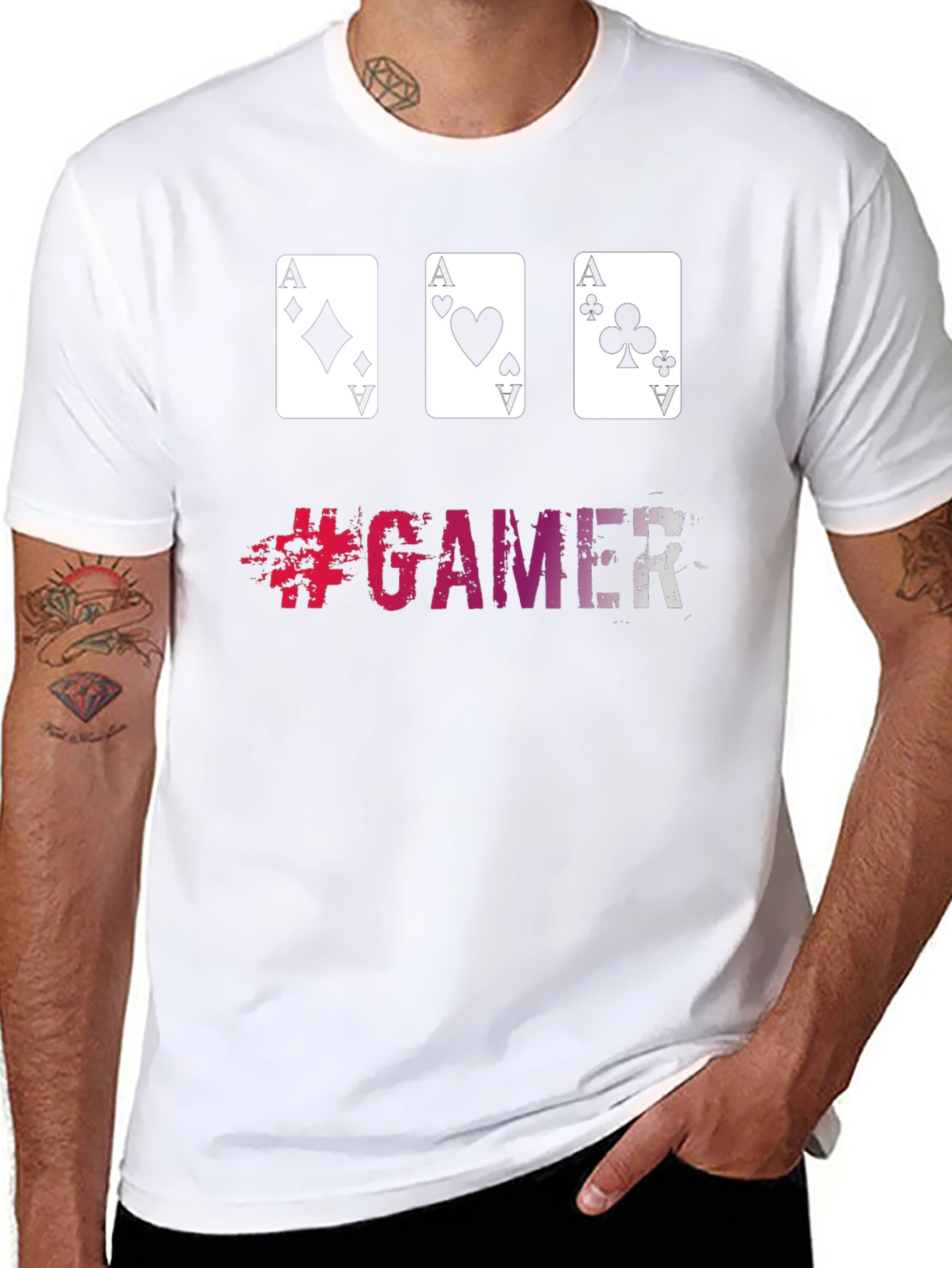 Gamer T-Shirt: Ace Card Design