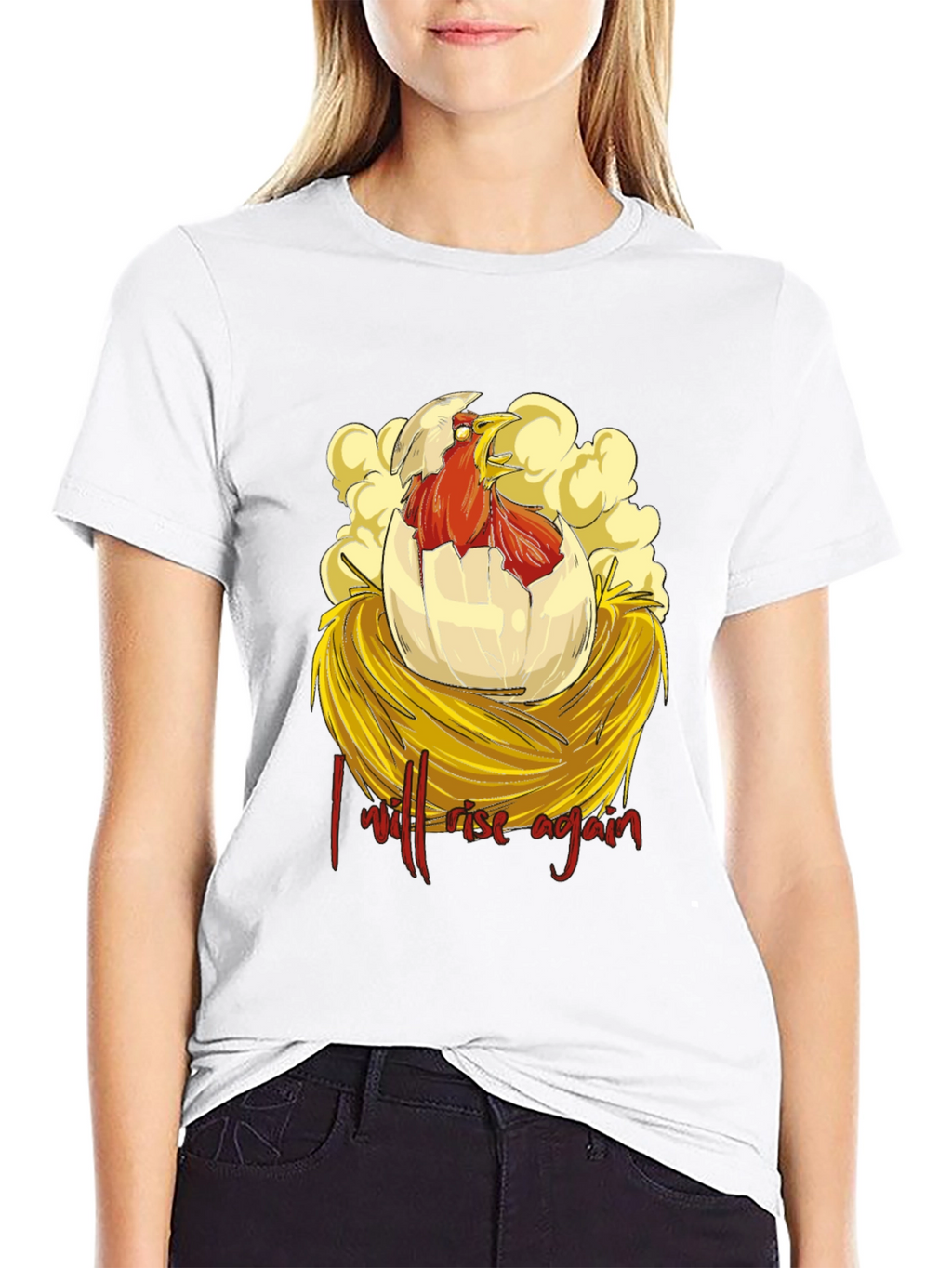 I Will Rise Again Chicken T-Shirt