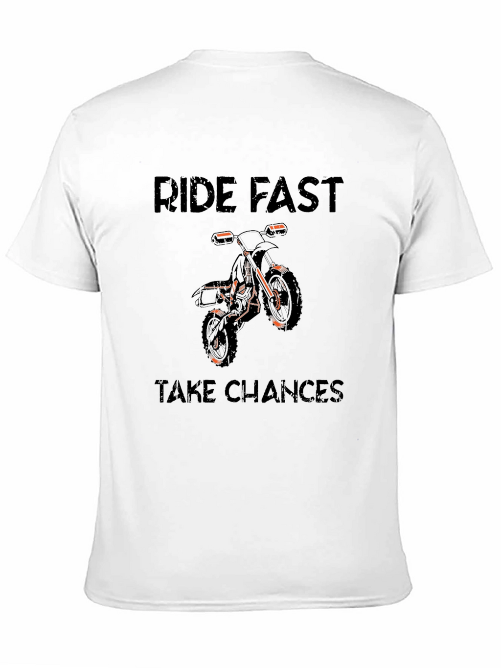 Ride Fast Take Chances Graphic Tee - Black