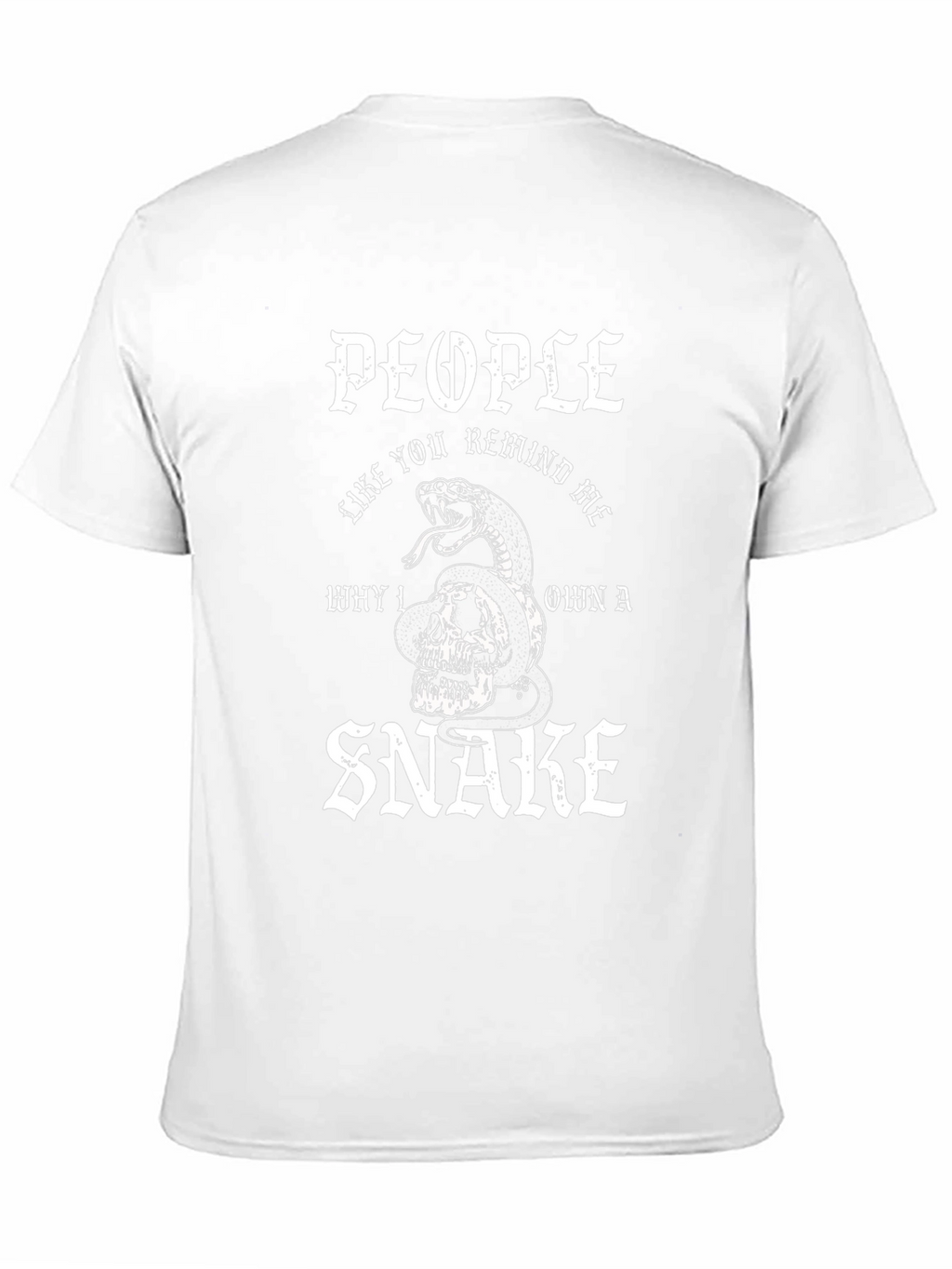 Skull Snake Graphic Black T-Shirt - Unisex